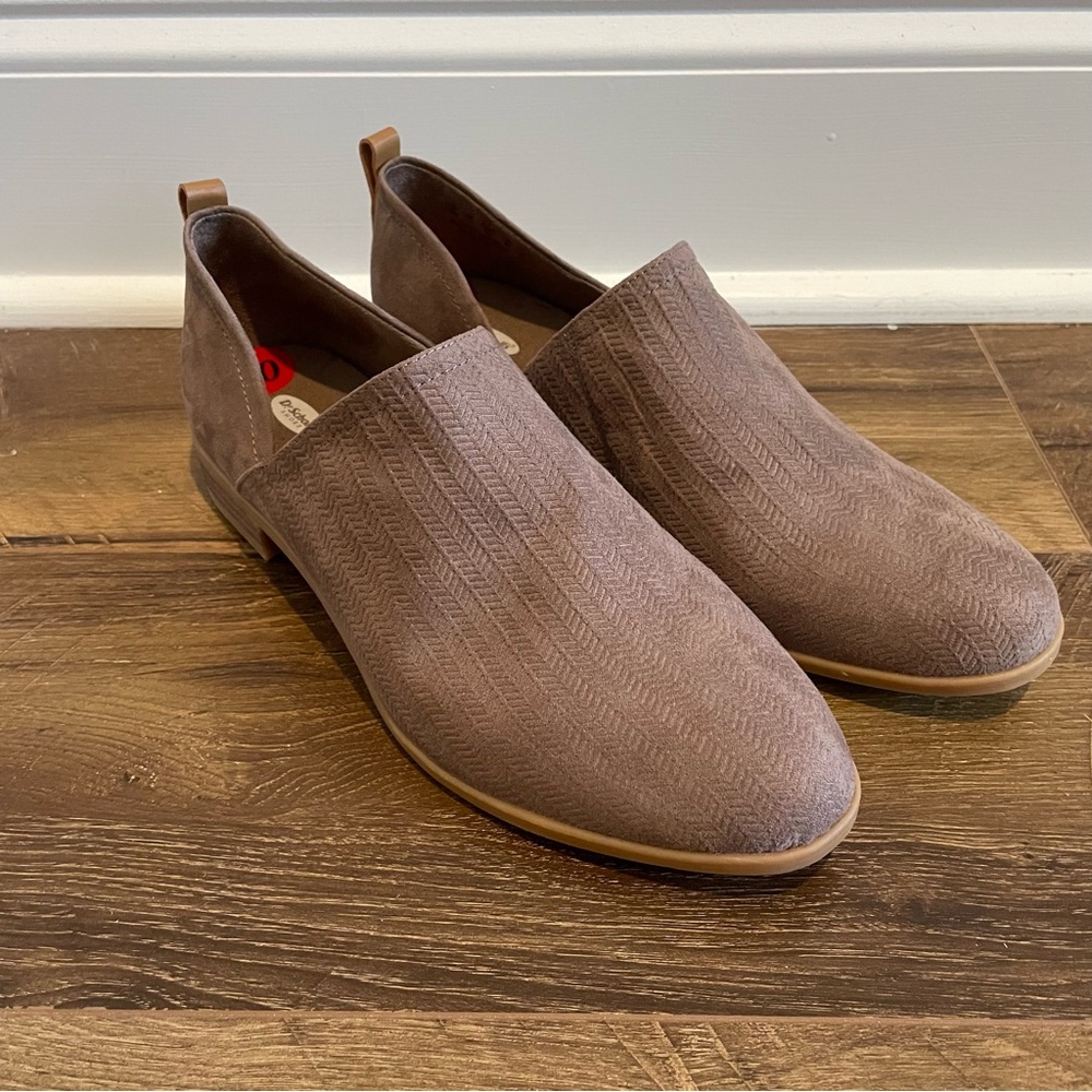 Dr. Scholl's Mauve-Taupe Slip On Loafers